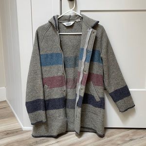 Vintage Woolrich wool sweater coat